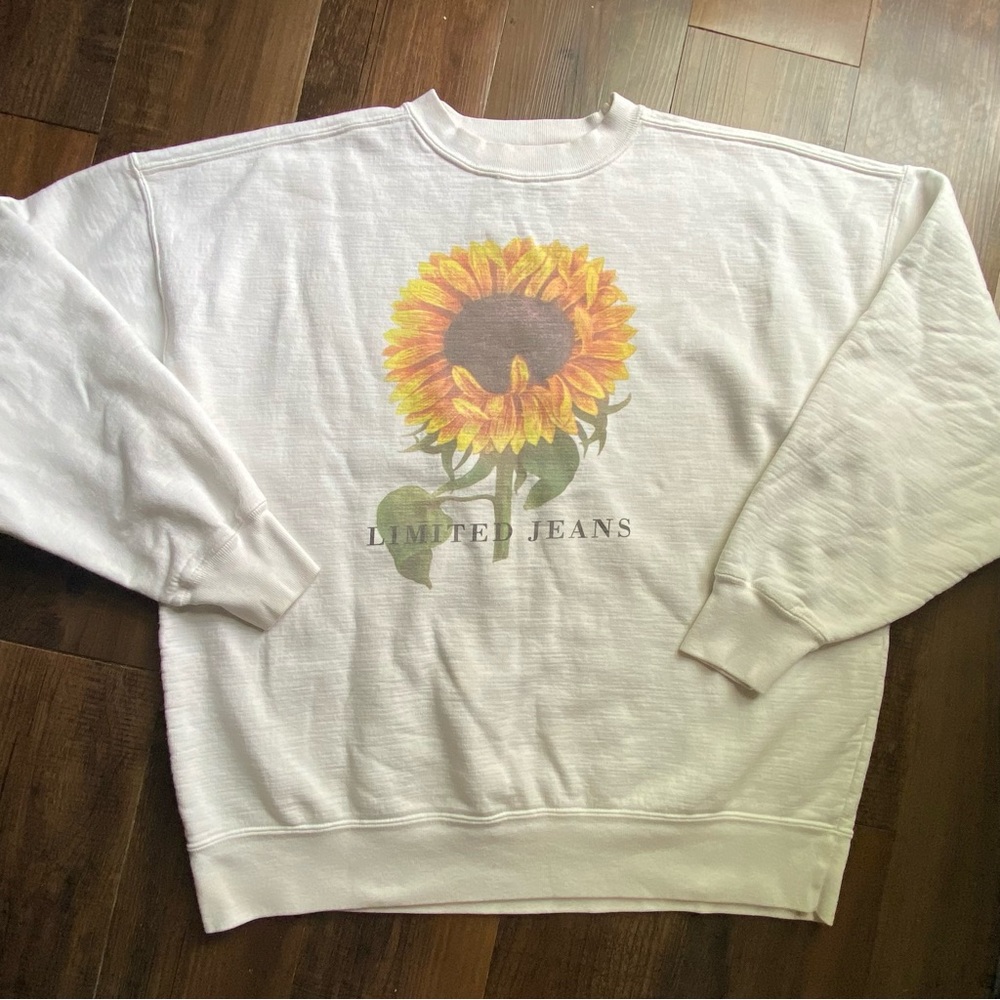 Vintage Limted Jeans Sunflower crewneck